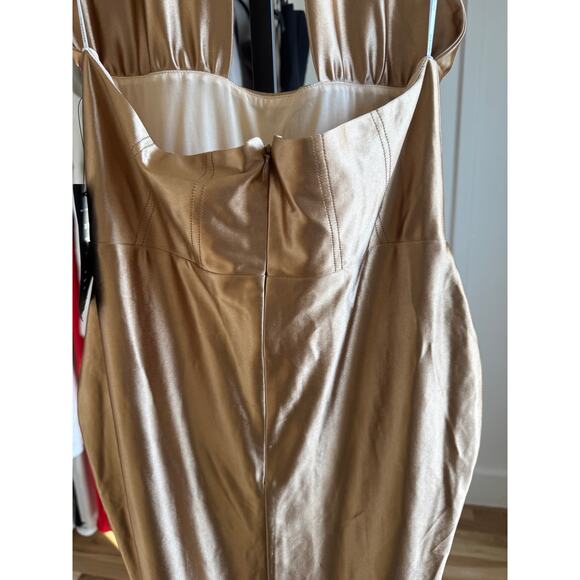 retrofete Charity Dress in Gold - Picture 9 of 10